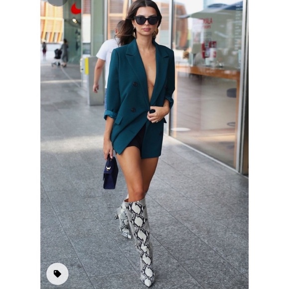 Marc Fisher Python Print Knee Boots - Picture 2 of 7